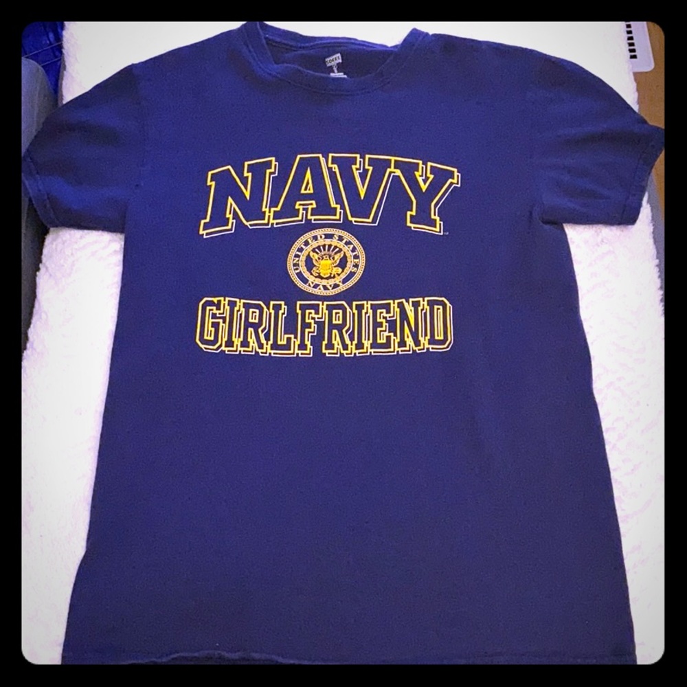 Navy Girlfriend Tee